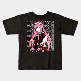 Zero Two Fanart Kids T-Shirt